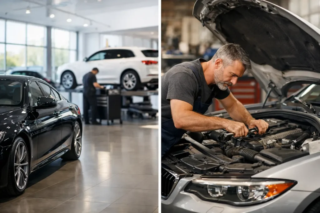 Dealership vs Independent Mechanic for Luxury Cars